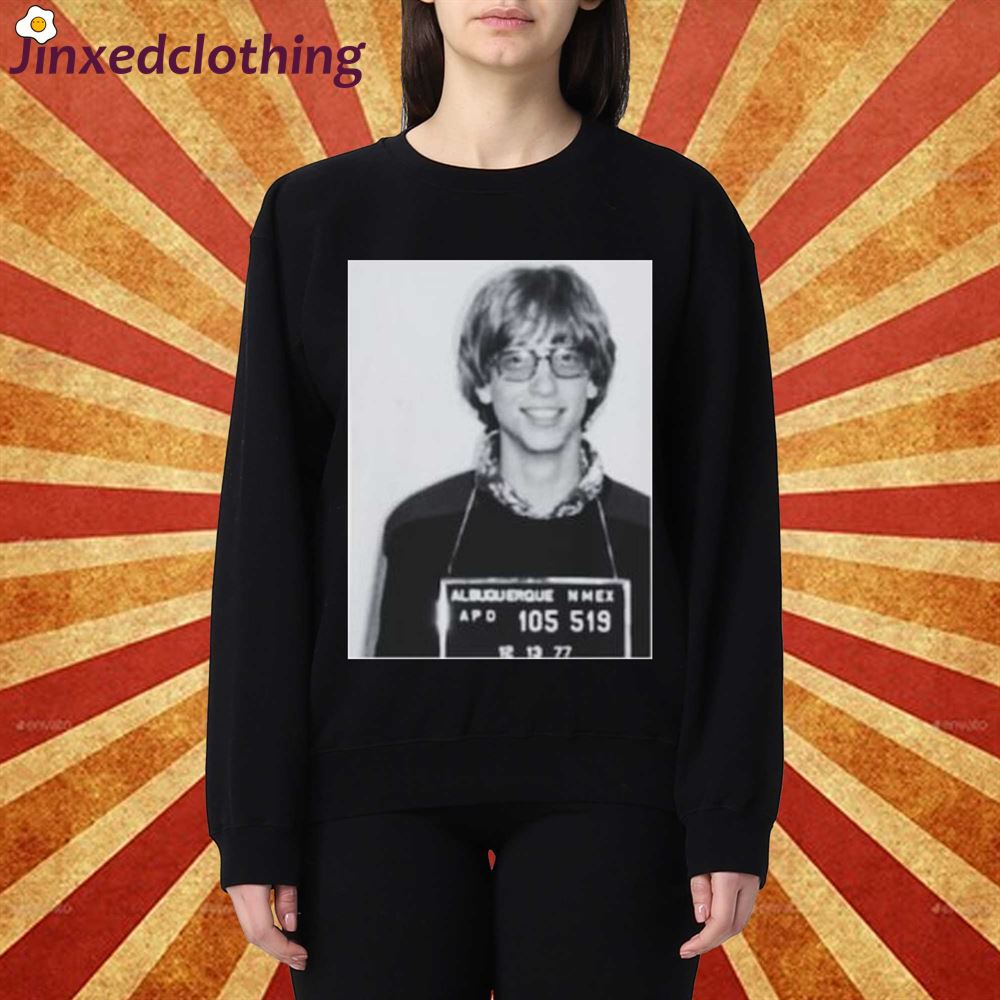 Bill Gates Mugshot Shirt Celebrity Mugshot 